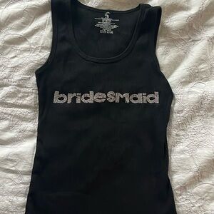 Bridesmaid tank top